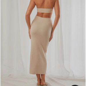 Peppermayo - Margaux Knit Midi Dress - Cream - 6